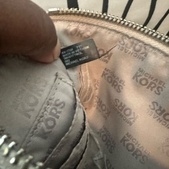 Michael Kors Leather Bone Wristlet - Picture 7 of 7